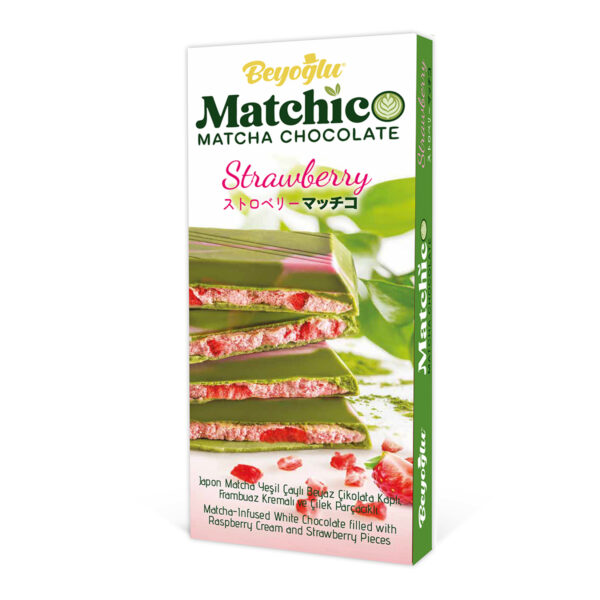 Beyoğlu Matchie Matcha Strawberry Çikolata 95 G