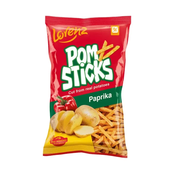 Lorenz Pom Sticks Paprika Flavored Potato Chips 85g