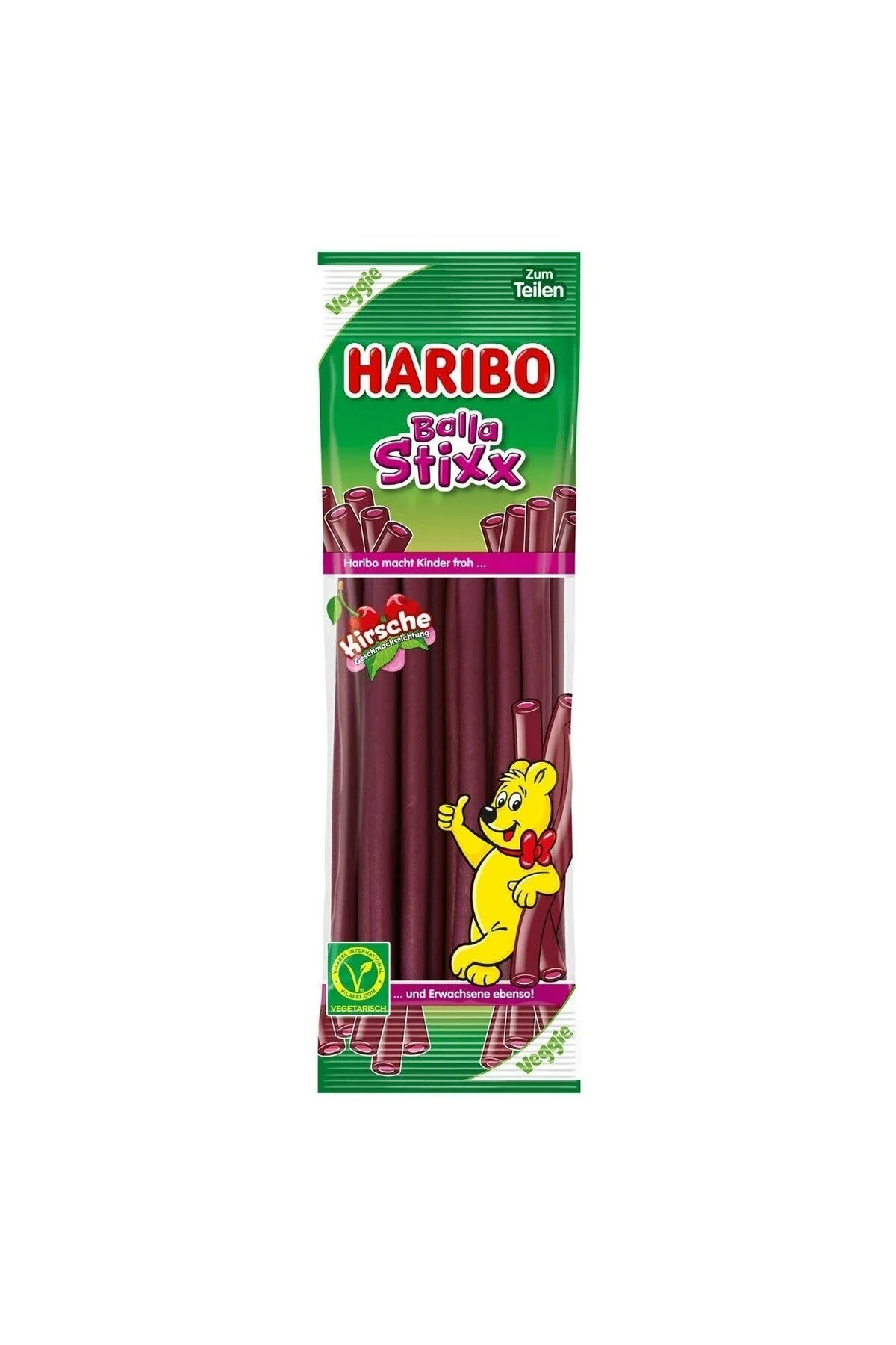 1_org_zoom (2) Haribo Balla Stixx Kirsche 200g - Görsel 1