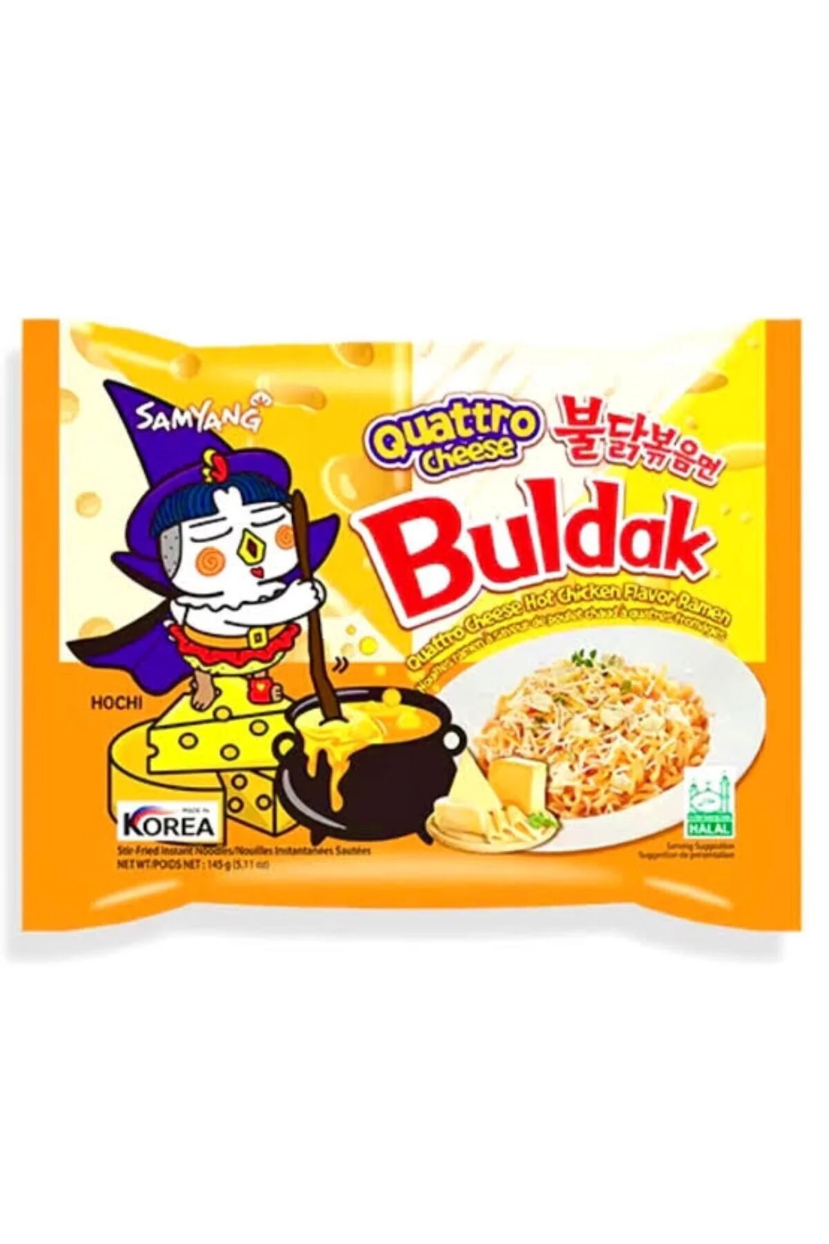 1_org_zoom-2.jpg Buldak Quattro Cheese Hot Chicken Flavor Ramen 130 gr - Görsel 1