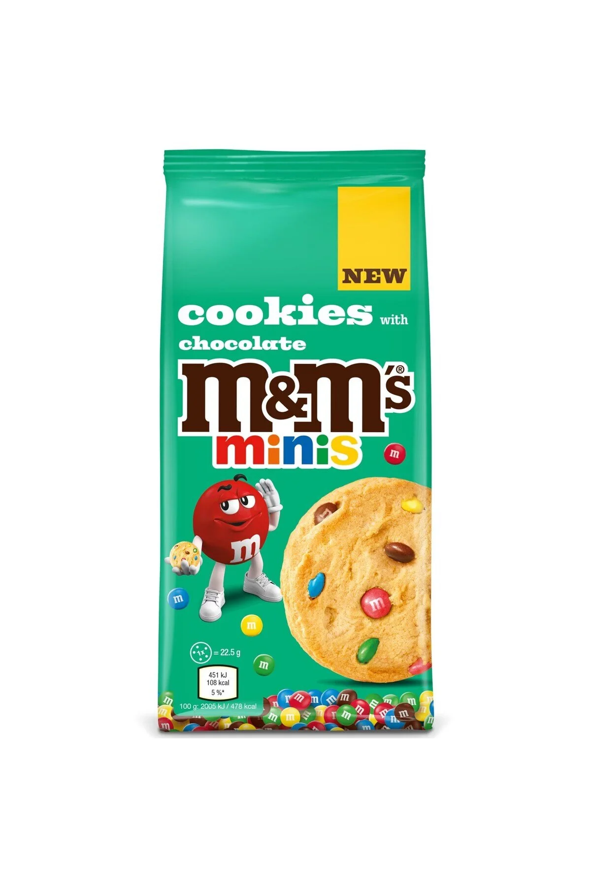 1_org_zoom.jpg M&M's Minis Cookies with Chocolate 180g - Görsel 1