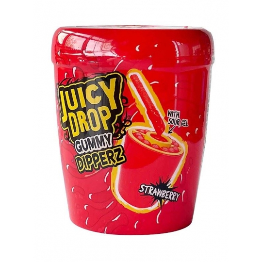 52c5e70cac5db47b410a62606349153a-540x540 Juicy Drop Gummy Dipperz Strawberry 96 g - Görsel 1