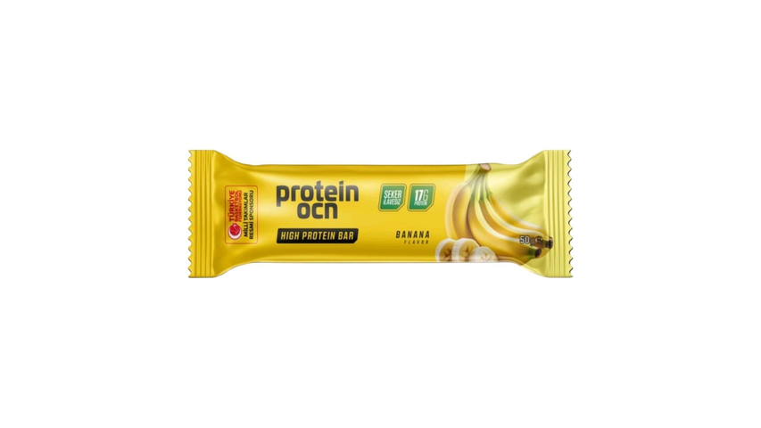 68bebfbe4764ddf7aba4ddd4.jpg Protein Ocean Banana Protein Bar 50 g - Görsel 1