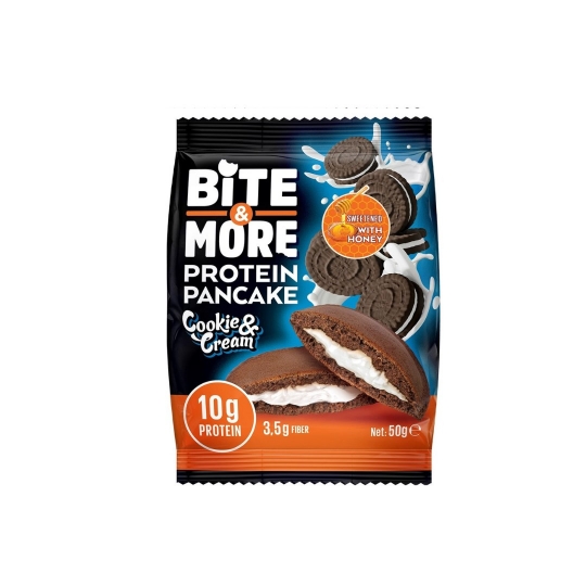 6c277882b2c7fea138af9c07dfefc249-540x540 Bite & More Cookie & Cream Protein Pancake 50g - Görsel 1