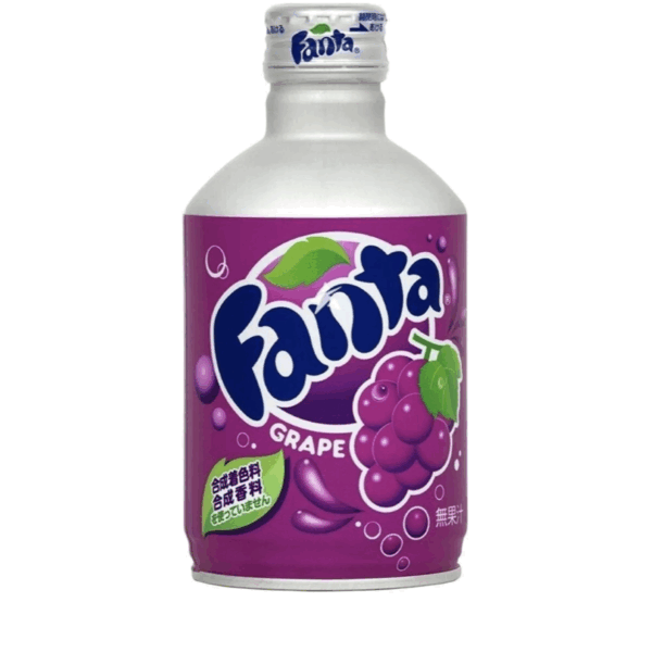 Fanta Japan Grape Metal Bottle 300ml