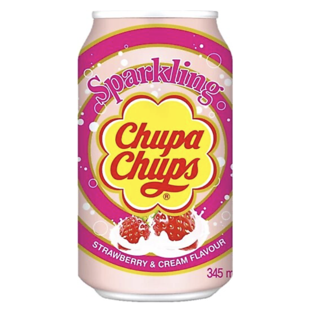 Ekran Resmi 2025-10-26 19.58.47 Chupa Chups Sparkling Strawberry Cream Flavour 345 ml - Görsel 1