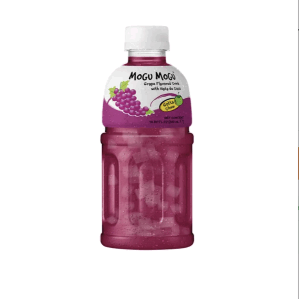 Mogu Mogu Grape Flavored Drink with Nata de Coco 320ml