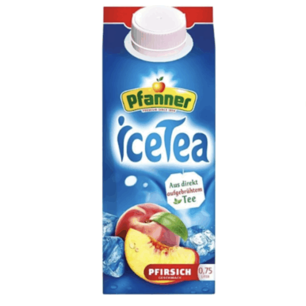 Pfanner – Peach Ice Tea 0.75 L