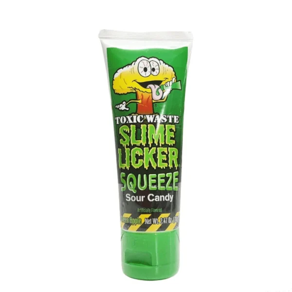 Toxic Waste Slime Licker Squeeze Sour Candy Green Apple 70g