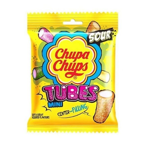 Chupa Chups Sour Tubes Mixed Fruit 85.5 G