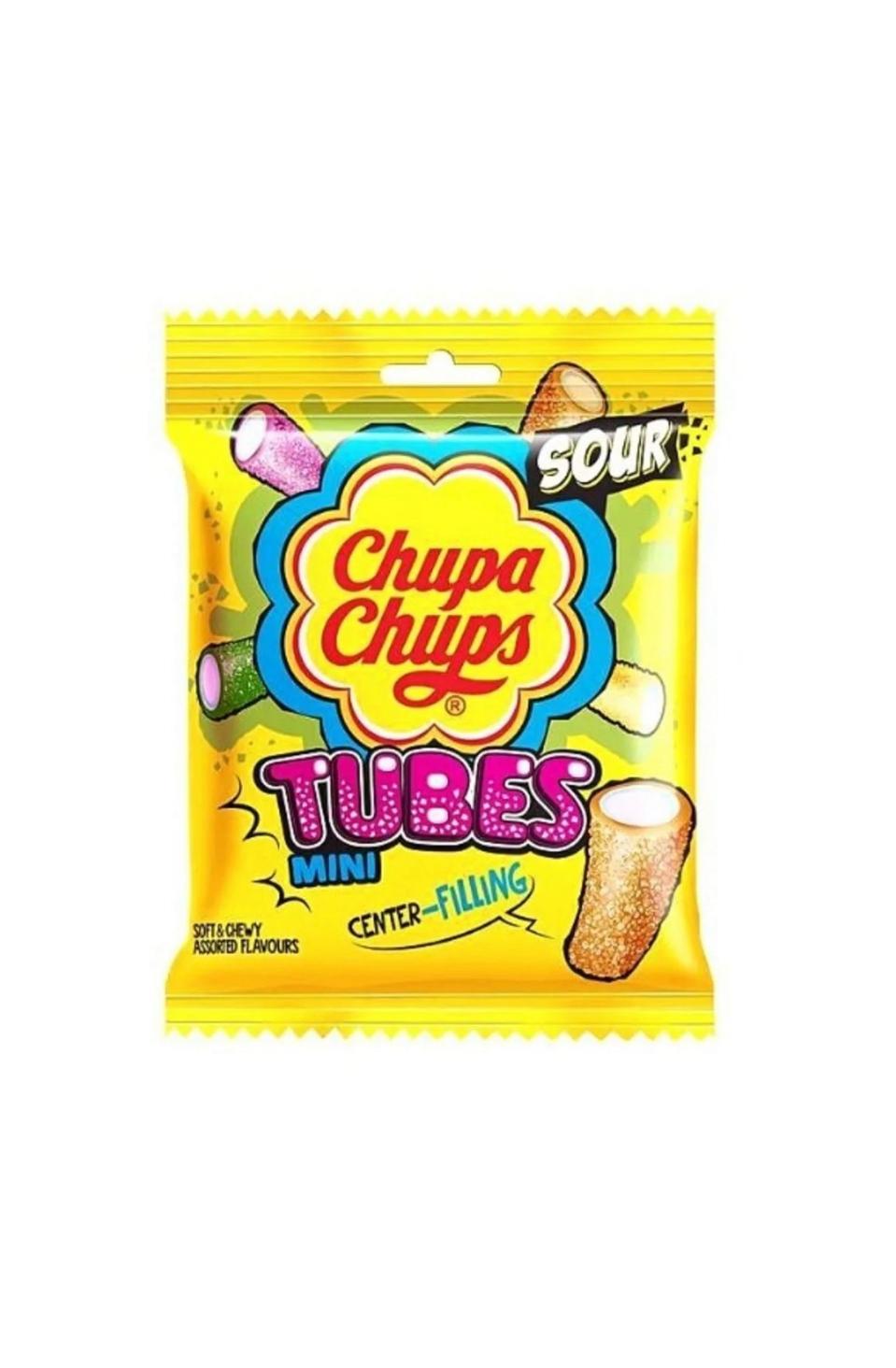 WhatsApp Image 2025-10-28 at 23.51.08 Chupa Chups Sour Tubes Mixed Fruit 85.5 G - Görsel 1