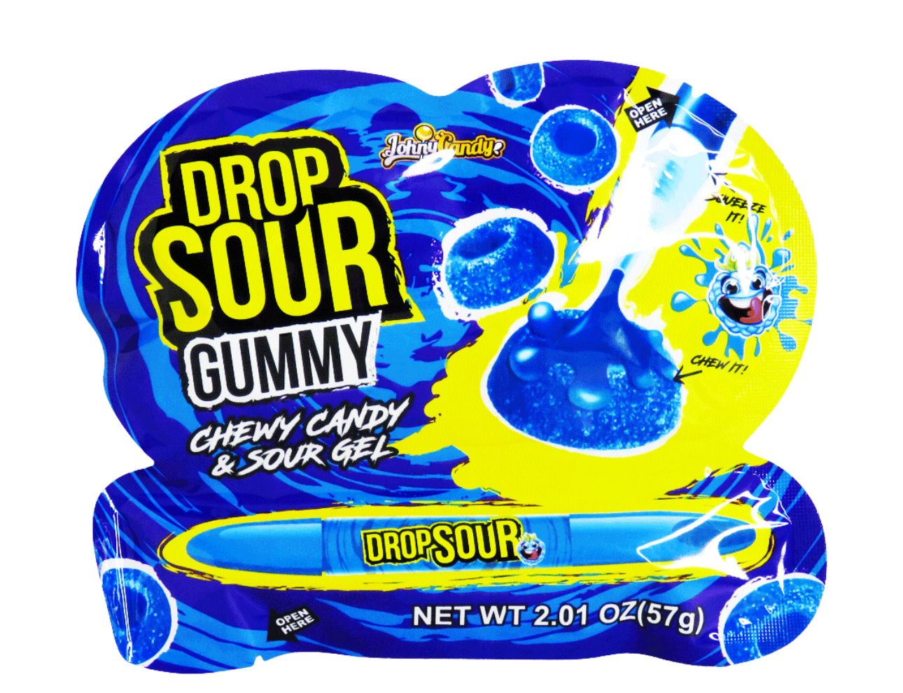 WhatsApp Image 2025-10-28 at 23.58.02 Juicy Drop Gummies Raspberry Sour Gel 57 g - Görsel 1