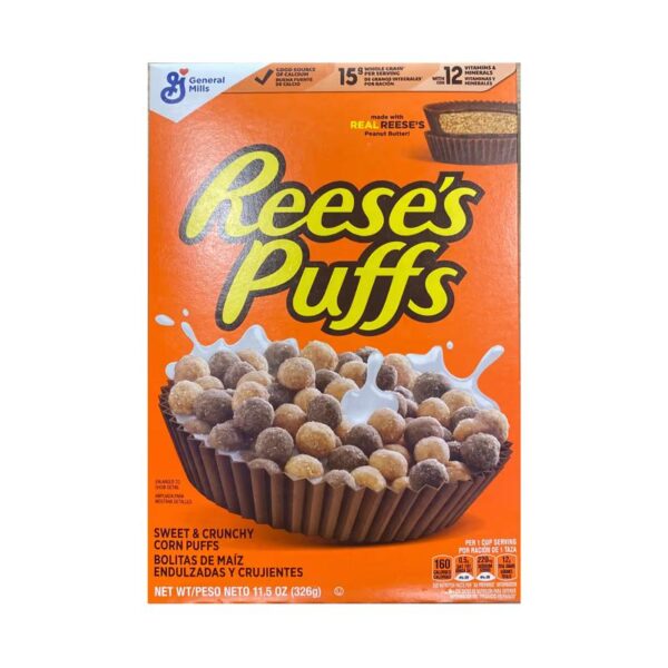 Reese's Puffs Breakfast Cereal 326g