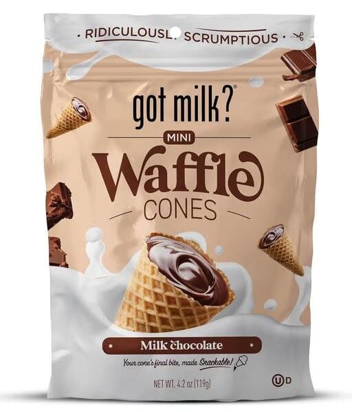 Got Milk Mini Waffle Cones Milk Chocolate 119gr