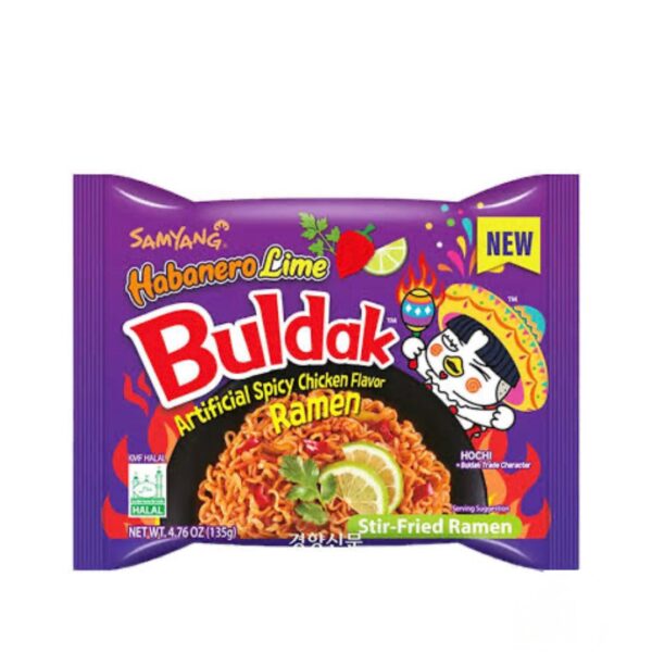 Buldak Habanero Lime Hot Chicken Flavor 135 G