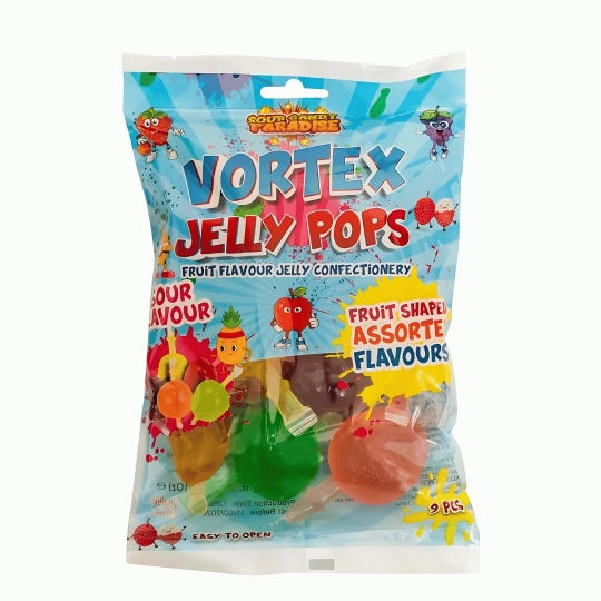 ad1967aa30743fbc87b66a37d4786d2d-540x540 Candy Paradise Vortex Jelly Pops - Sour Flavour 315g - Görsel 1