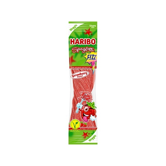 b717430aba7cf4efea420a67e2bd1645-540x540 Haribo Spaghetti Strawberry 200g - Görsel 1