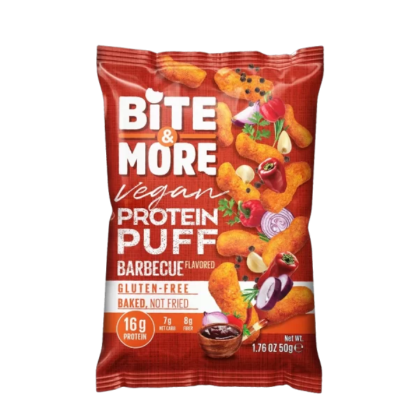 bitemore-protein-puff-barbecue-600x600 Bite&More Protein Puff Barbecue 50g - Görsel 1