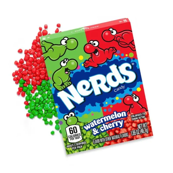 Nerds Watermelon & Cherry Fruit Flavour Candy 46g
