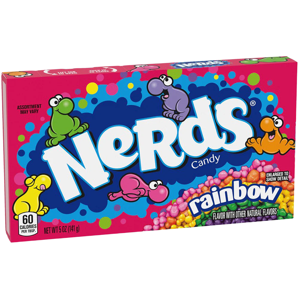 nerds_rainbow.png Nerds Rainbow Candy 141 G - Görsel 1