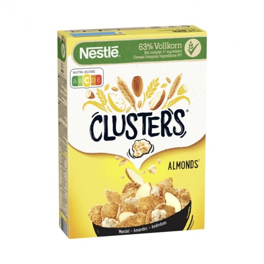 332ba072ae026a06ce70b6d0993488ee-540x540 Nestle Clusters Almonds 325g - Görsel 1