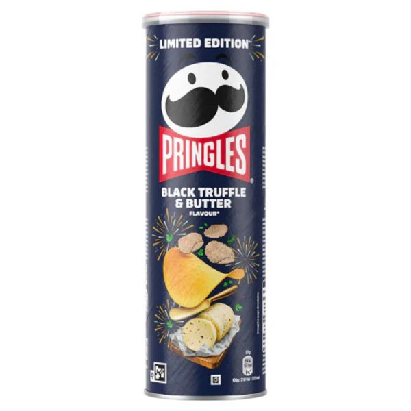 Pringles Black Truffle & Butter Flavour 100g